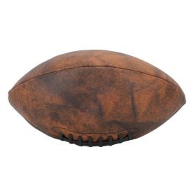 Training Football Size 9 Rugby Ball PU Comfortable Grip Vintage Design Durable Sports Football for Game Match