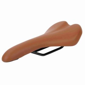 Mountain Road Bike Saddle Seat Comfortable Shockproof Cycling Bicycle Cushion(Brown)