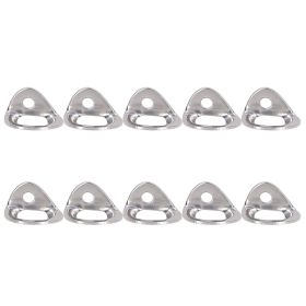 10Pcs Climbing Hanger Lightweight Stainless Steel Rock Climbing Anchors for Cave Exploration Engineering Protection