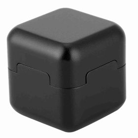 Aluminum Portable Mini Cue Tip Chalk Holder Billiard Pool Chalks Carrier Case (Black)