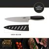 Thyme & Table Non-Stick Coated High Carbon Stainlless Steel 8" Damascus Chef's Knife