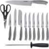 Cuisinart C77SS-13P Graphix Collection 13-Piece Stainless Steel Cutlery Block Set