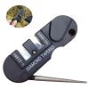 1pc Portable Tungsten Ceramic Carbide Knife; Whetstone Sharpener; For Fish Hook; Pocket Tool For Outdoor Camping Hiking; Fishing