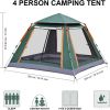 Automatic Camping Outdoor Pop-up Tent for Quick-Opening Tents 4 Person Canopy with Carrying Bag Easy to Set