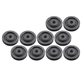 10Pcs Universal Pulley Wheel Fitness Hoisting Equipment Accessories Nylon Bearing Core75mm (Option: 75mm)