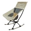 Portable Camping Rocking Chair 198LBS Weight Capacity Included Carry Bag High Back Rocker Chair For Patio Fishing Beach Lawn Travel